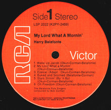 Laden Sie das Bild in den Galerie-Viewer, Harry Belafonte : My Lord What A Mornin' (LP, Album, RE, Roc)