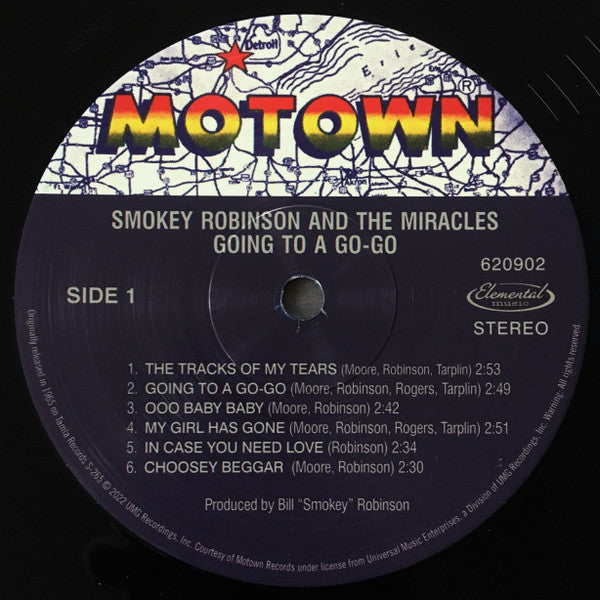 Buy Smokey Robinson And The Miracles* : Going To A Go-Go (LP, Album, RE, 140) Online for a price – Record Town TX