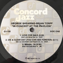 Laden Sie das Bild in den Galerie-Viewer, George Shearing & Brian Torff : On A Clear Day (LP, Album)
