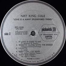 Load image into Gallery viewer, Nat King Cole : Love Is A Many Splendored Thing (LP, Comp)
