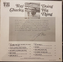 Load image into Gallery viewer, Ray Charles : Doing His Thing (LP, Album)