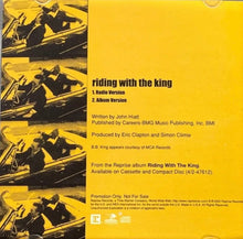 Laden Sie das Bild in den Galerie-Viewer, B.B. King ★ Eric Clapton : Riding With The King (CD, Single, Promo)