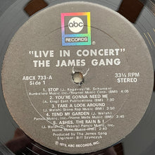 Load image into Gallery viewer, James Gang : Live In Concert (LP, Album, RP, Tru)