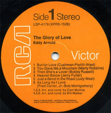 Load image into Gallery viewer, Eddy Arnold : The Glory Of Love (LP, Album, Ind)