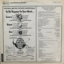 Load image into Gallery viewer, Various : How To Succeed In Business Without Really Trying (Original Motion Picture Soundtrack) (LP, Album)