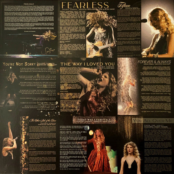 Fearless Vinyl Record Taylor Swift Inspired Sticker