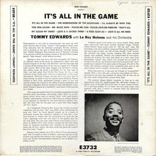 Load image into Gallery viewer, Tommy Edwards : It's All In The Game (LP, Album, Mono)