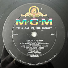 Load image into Gallery viewer, Tommy Edwards : It's All In The Game (LP, Album, Mono)