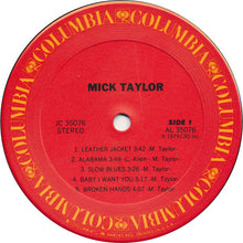 Load image into Gallery viewer, Mick Taylor : Mick Taylor (LP, Album, San)
