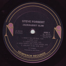 Load image into Gallery viewer, Steve Forbert : Jackrabbit Slim (LP, Album, Ter + 7", S/Sided, Promo)
