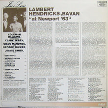 Load image into Gallery viewer, Lambert, Hendricks & Bavan : At Newport '63 (LP, Album, RE)