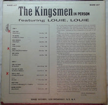Load image into Gallery viewer, The Kingsmen : The Kingsmen In Person Featuring Louie, Louie (LP, Album, Mono, Jac)