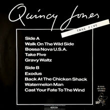 Laden Sie das Bild in den Galerie-Viewer, Quincy Jones : Take Five (LP)