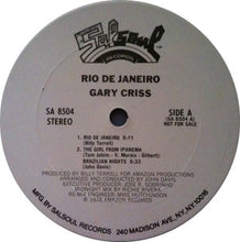 Laden Sie das Bild in den Galerie-Viewer, Gary Criss : Rio De Janeiro (LP, Album, Promo, Ter)