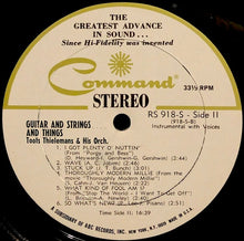 Load image into Gallery viewer, Toots Thielemans And His Orchestra : Guitar And Strings . . . And Things (LP, Album, Gat)