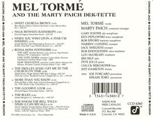 Charger l'image dans la galerie, Mel Tormé And The Marty Paich Dek-Tette : Reunion (CD, Album)