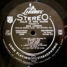 Laden Sie das Bild in den Galerie-Viewer, Julie London : Julie Is Her Name Volume Two (LP, Album)