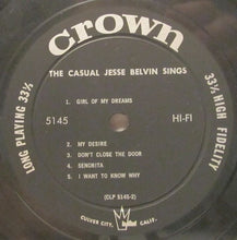 Laden Sie das Bild in den Galerie-Viewer, Jesse Belvin : The Casual (LP, Album)
