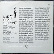 Load image into Gallery viewer, Eddie Condon : Live At Eddie Condon's (LP, Album)