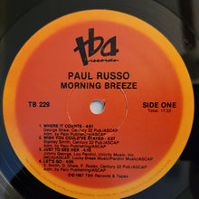 Load image into Gallery viewer, Paul Russo (5) : Morning Breeze (LP, Album)