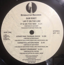 Charger l'image dans la galerie, Sam Riney : Lay It On The Line (LP, Album)