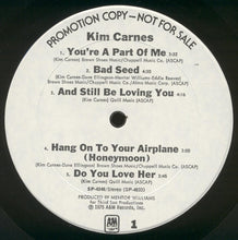 Load image into Gallery viewer, Kim Carnes : Kim Carnes (LP, Album, Promo)