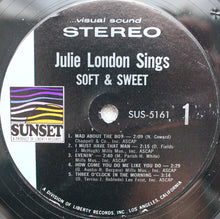 Load image into Gallery viewer, Julie London : Sings Soft & Sweet (LP, Comp)