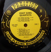 Load image into Gallery viewer, Zoot Sims : Quartets (LP, Album, RE)