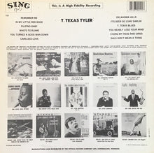 Load image into Gallery viewer, T. Texas Tyler : T. Texas Tyler (LP, Comp)