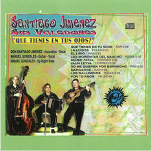Laden Sie das Bild in den Galerie-Viewer, Santiago Jiménez : Que Tienes En Tus Ojos? (CD, Album, Ltd)