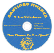 Laden Sie das Bild in den Galerie-Viewer, Santiago Jiménez : Que Tienes En Tus Ojos? (CD, Album, Ltd)
