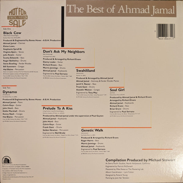 Buy Ahmad Jamal : The Best Of Ahmad Jamal (LP, Comp) Online for a