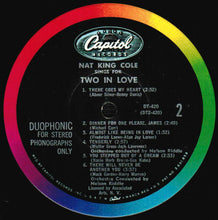 Load image into Gallery viewer, Nat King Cole Orchestra Conducted By Nelson Riddle : Nat King Cole Sings For Two In Love (LP, Album, RE, Los)