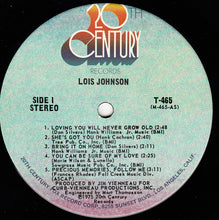 Load image into Gallery viewer, Lois Johnson (2) : Lois Johnson (LP, Album)