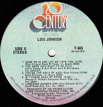 Load image into Gallery viewer, Lois Johnson (2) : Lois Johnson (LP, Album)