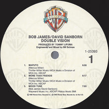 Laden Sie das Bild in den Galerie-Viewer, Bob James, David Sanborn : Double Vision (LP, Album, Spe)