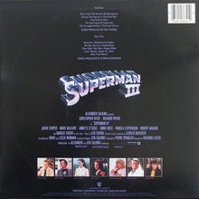 Laden Sie das Bild in den Galerie-Viewer, Various : Superman III (Original Sound Track) (LP)