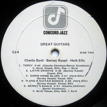 Laden Sie das Bild in den Galerie-Viewer, Great Guitars* - Charlie Byrd / Barney Kessel / Herb Ellis : Great Guitars (LP, Album)