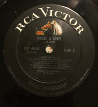 Laden Sie das Bild in den Galerie-Viewer, Jack Jones : Where Is Love? (LP, Album)