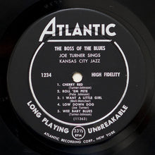 Charger l'image dans la galerie, Joe Turner* : The Boss Of The Blues Sings Kansas City Jazz (LP, Album, Mono)