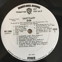 Load image into Gallery viewer, Dion (3) : Sanctuary (LP, Promo)
