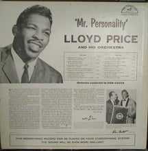 Laden Sie das Bild in den Galerie-Viewer, Lloyd Price : Mr. "Personality" (LP, Album, Mono)