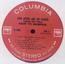 Load image into Gallery viewer, Paul Revere & The Raiders Featuring Mark Lindsay : Goin' To Memphis (LP, Album, San)
