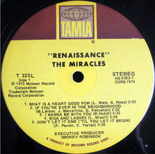 Load image into Gallery viewer, The Miracles : Renaissance (LP, Album, Gat)