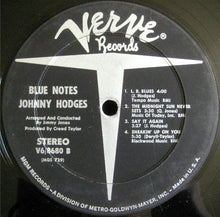 Load image into Gallery viewer, Johnny Hodges : Blue Notes (LP, Album)