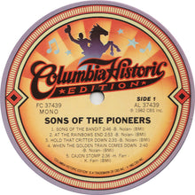 Load image into Gallery viewer, The Sons Of The Pioneers : The Sons Of The Pioneers (LP, Comp, Mono)