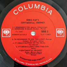 Load image into Gallery viewer, Doris Day : Doris Day's Sentimental Journey (LP, Album, Mono, Ind)