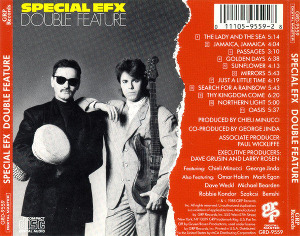Buy Special EFX : Double Feature (CD, Album) Online for a great
