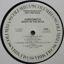 Load image into Gallery viewer, Aerosmith : Night In The Ruts (LP, Album, Promo, San)
