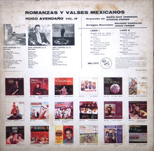 Load image into Gallery viewer, Hugo Avendaño : Romanzas Y Valses Mexicanos (LP, Album)